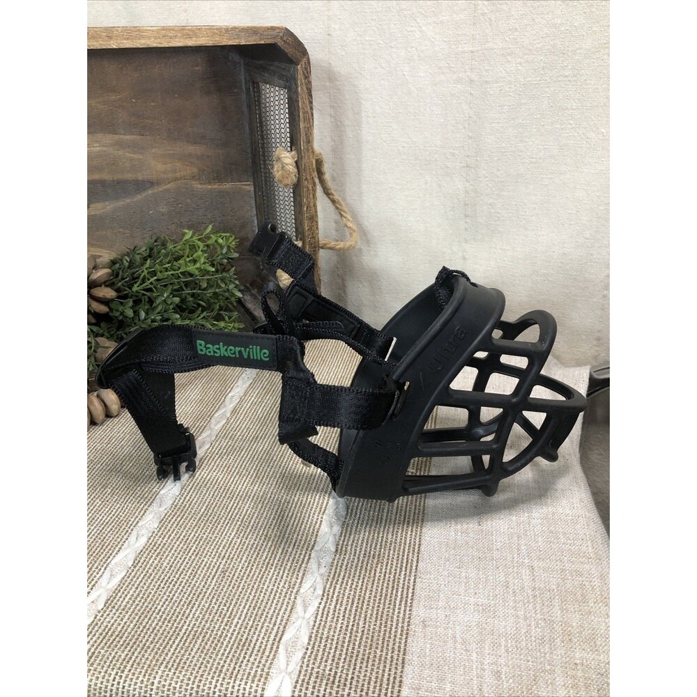 Baskerville Ultra Dog Muzzle Size 5 – Basket Style – Large Dogs – adjustable